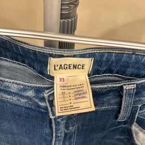 L'AGENCE Classic Blue Denim Jeans